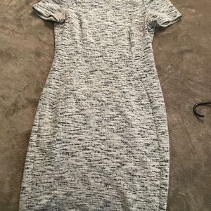 Womens tweed shorts sleeve sheath dress